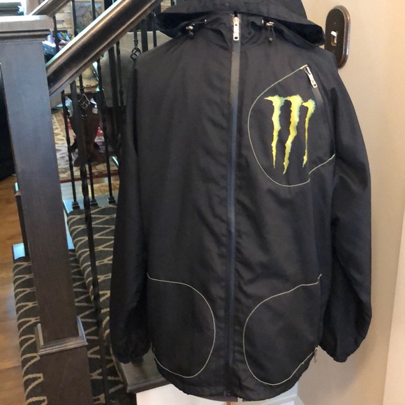 One End Other - Monster M One End Advanced Moto Unit Monster Mens WindBreaker Jacket Size Small